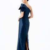 ARAMY ONE SHOULDER BOW GOWN B83D0160