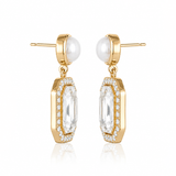 MAELLE PEARL WHITE EARRINGS