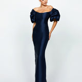 MEREDITH PUFF SLEEVES SCOOPED GOWN B70D08L