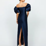 MEREDITH PUFF SLEEVES SCOOPED GOWN B70D08L