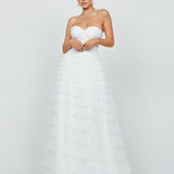 SERENITY SWEETHEART STRAPLESS BALL GOWN B64D15L