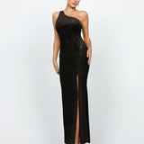 HOLLY ONE SHOULDER SPLIT MAXI BL67D47L