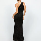 HOLLY ONE SHOULDER SPLIT MAXI BL67D47L