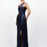 ALYCEN ASYMMETRIC GOWN B77D70L
