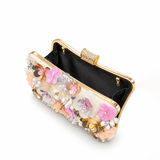 SOLARA 3D FLORAL CLUTCH 351