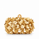 AVIELLE SEQUIN FLORAL GOLD CLUTCH C44388