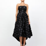DANAY STRAPLESS HI LO DRESS BL77D12HL