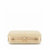 REEMA GOLD PEARL CLASP CLUTCH GOLD 421
