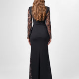 KAIRI LONG SLEEVE LACE MAXI BL77D04L
