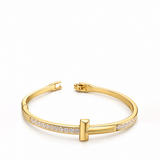 VALENTINA DIAMANTE GOLD BANGLE