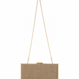 WINNY SLEEK RHINESTONE PURSE GOLD YX00017