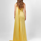 DAVINA ONE SHOULDER GOWN B78D24L