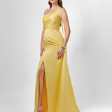 DAVINA ONE SHOULDER GOWN B78D24L