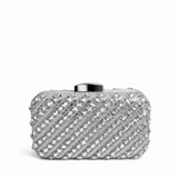 AURELIA CRYSTAL CLUTCH SILVER YW040