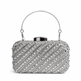 AURELIA CRYSTAL CLUTCH SILVER YW040