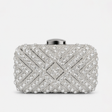 VALERIE SILVER CLUTCH