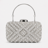 VALERIE SILVER CLUTCH