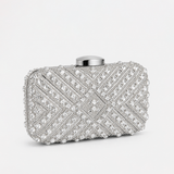 VALERIE SILVER CLUTCH