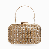 VIVIENNE RHINESTONE CLUTCH GOLD YW054