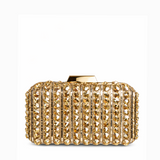 VIVIENNE RHINESTONE CLUTCH GOLD YW054