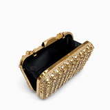 VIVIENNE RHINESTONE CLUTCH GOLD YW054