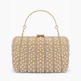 ROSE PEARL ENCRUSTED CLUTCH YXW49