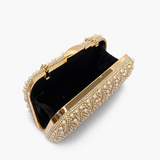 ROSE PEARL ENCRUSTED CLUTCH YXW49