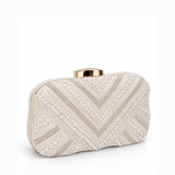 ISADORA PEARL CLUTCH WHITE YXW52