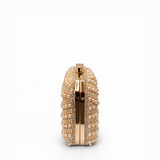 LUMIERE PEARL CLUTCH CHAMPAGNE YXW53