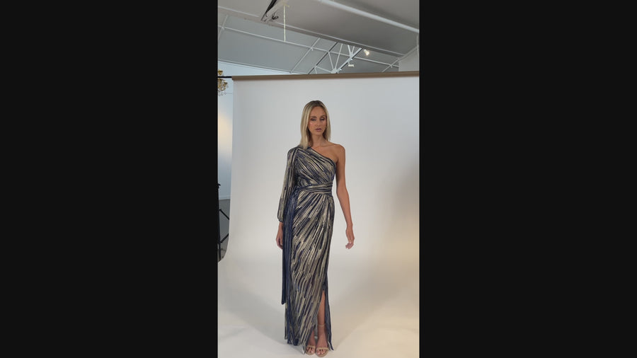 GENESIS ONE SHOULDER GOWN B69D12L