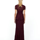 NAOMI CAP SLEEVE GOWN B54D35L