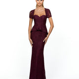 NAOMI CAP SLEEVE GOWN B54D35L