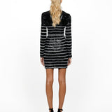 FLASHING LIGHTS SPLICED LONG SLEEVE MINI B55D15S