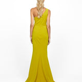 STAR ONE SHOULDER DRAPED GOWN B55D17LT