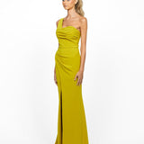 STAR ONE SHOULDER DRAPED GOWN B55D17LT