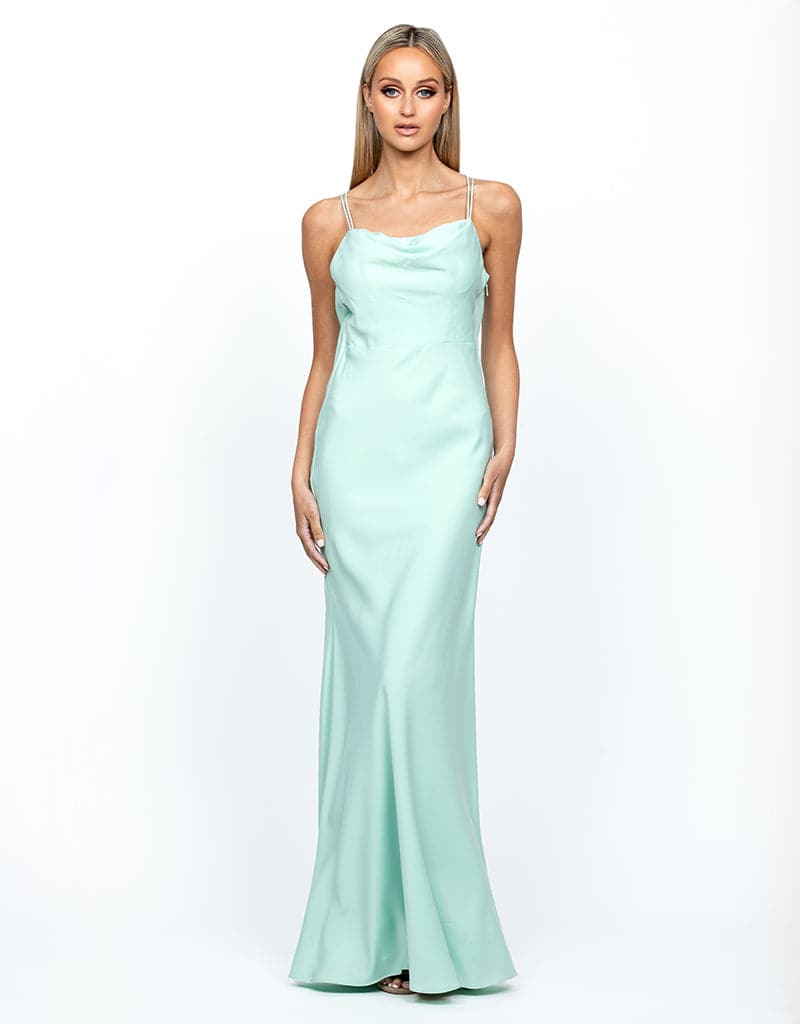 LOVER DRAPED COWL GOWN B55D28L