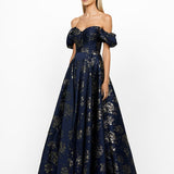 SANDY SWEETHEART OFF SHOULDER GOWN B56D07L