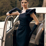 SUE FRILL SHOULDER GOWN BB33D31LW