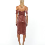 ZOE CORSET MIDI DRESS BL54D08S