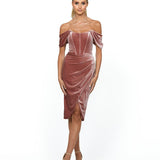 ZOE CORSET MIDI DRESS BL54D08S
