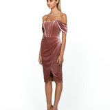 ZOE CORSET MIDI DRESS BL54D08S