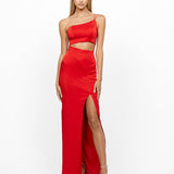 CARTIA ONE SHOULDER CUT OUT MAXI BL56D01L