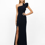 MADE TO ORDER -KRISTI ONE SHOULDER GOWN BL63D29L