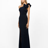 MADE TO ORDER -KRISTI ONE SHOULDER GOWN BL63D29L