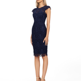 TAMARA CAP SLEEVE FITTED MIDI BL55D11S