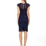 TAMARA CAP SLEEVE FITTED MIDI BL55D11S