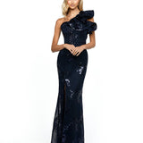 JESSIE ONE SHOULDER GOWN B53D29L